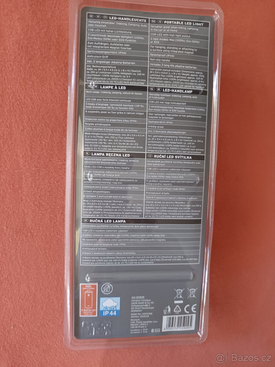 ruční LED svítilna - 2