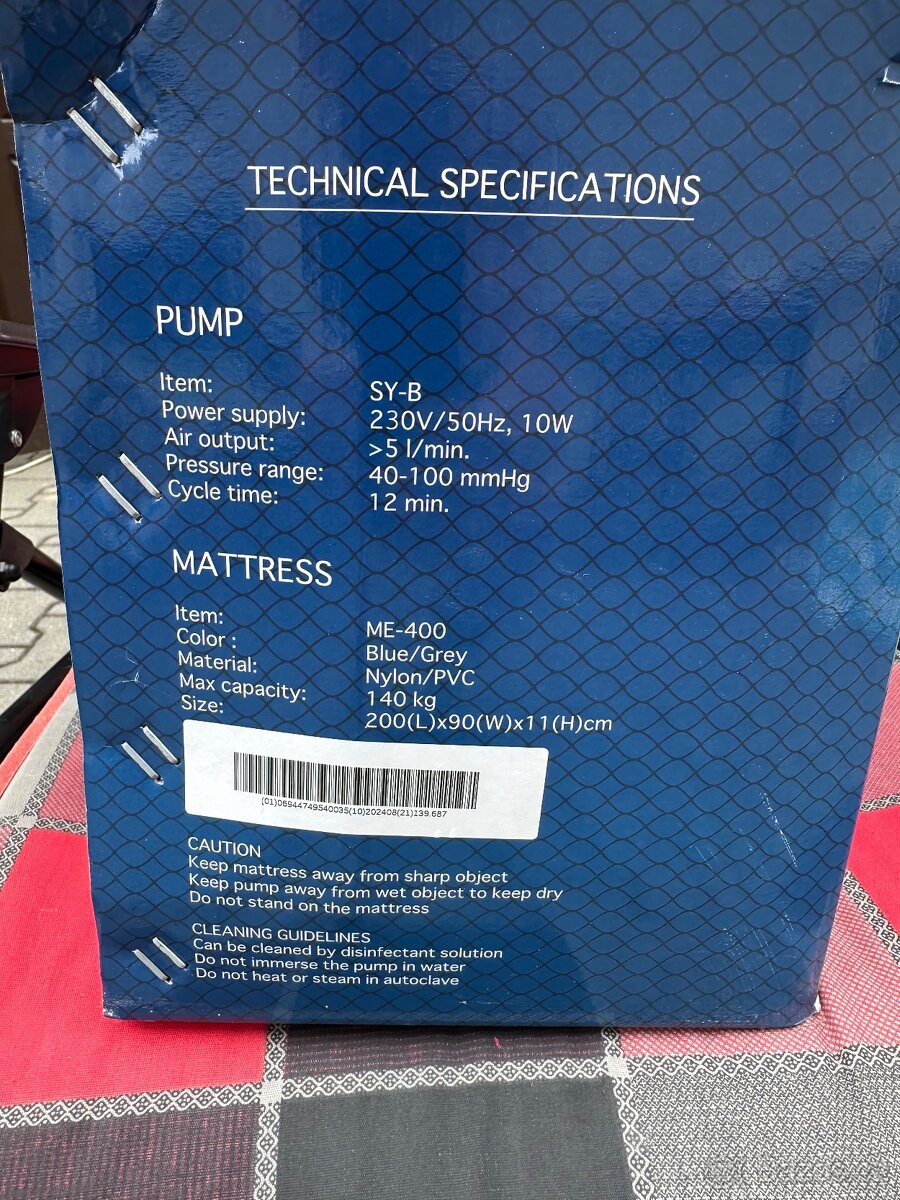 Antidekubitní matrace sy400 - 2