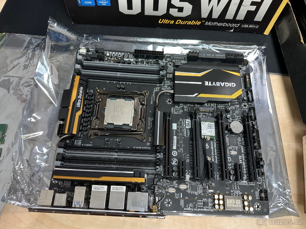 Gigabyte GA-X99-UD5 WIFI + XEON E5 2699 V4,64GB DDR4 - 2