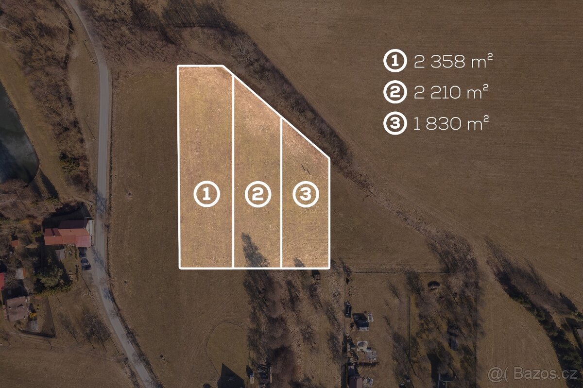 Stavební pozemek o výměře 1.830 m², Oskava, okr. Šumperk - 2