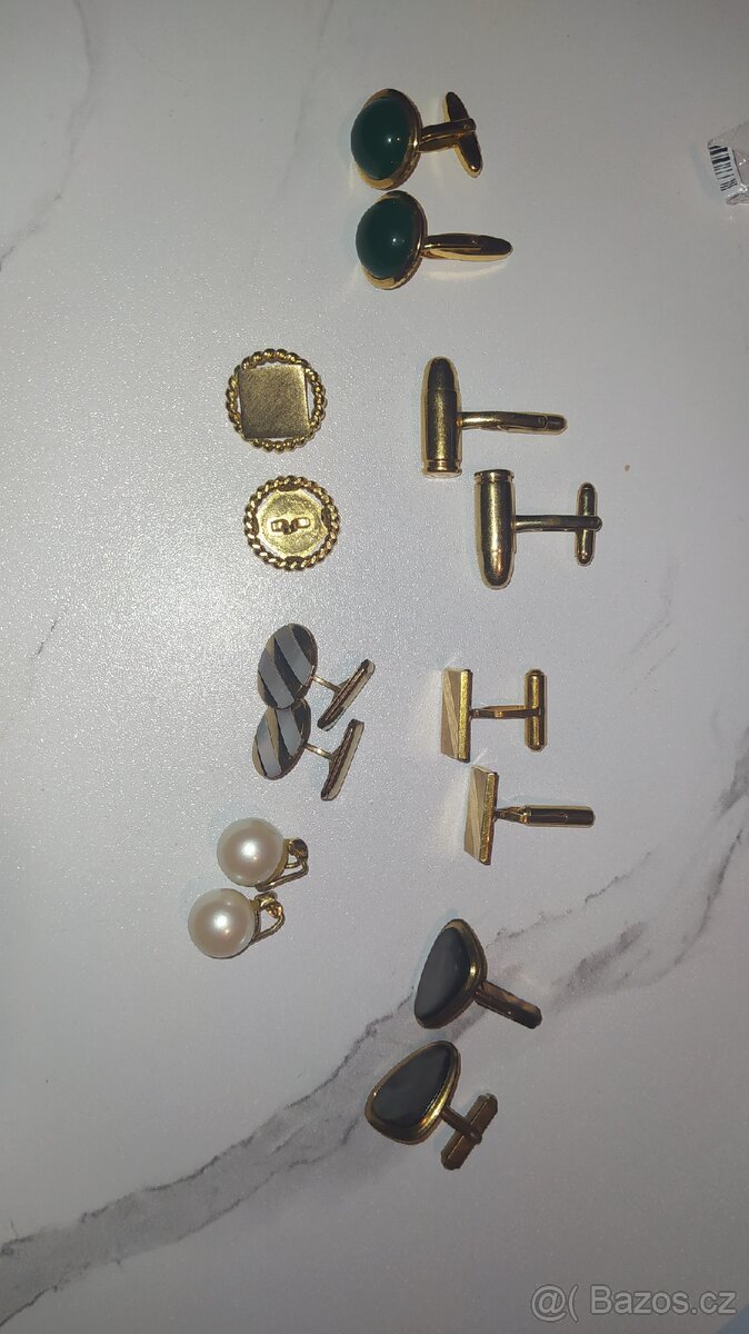 Prodám luxusní manžetové knoflíky 19s - 2