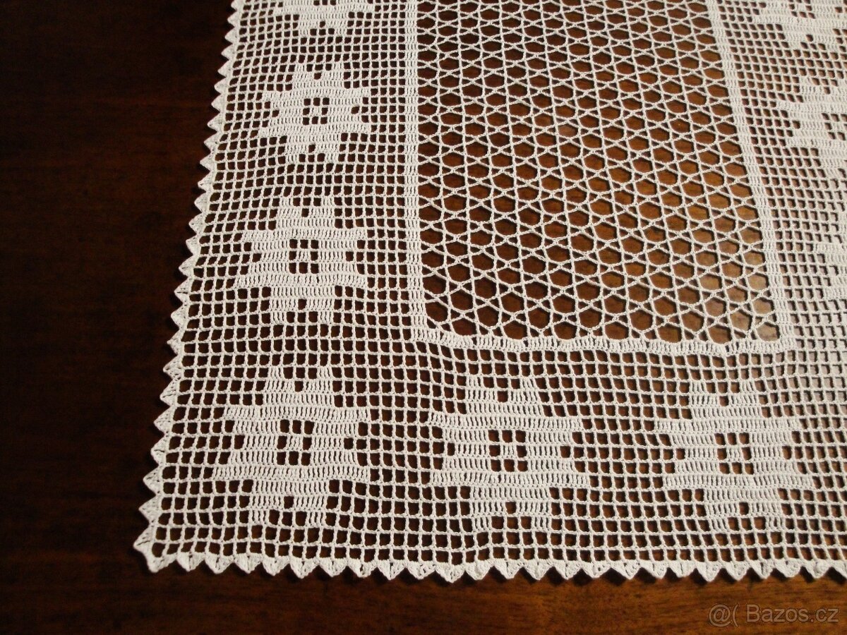 Háčkovaná dečka - hvězdy - 2