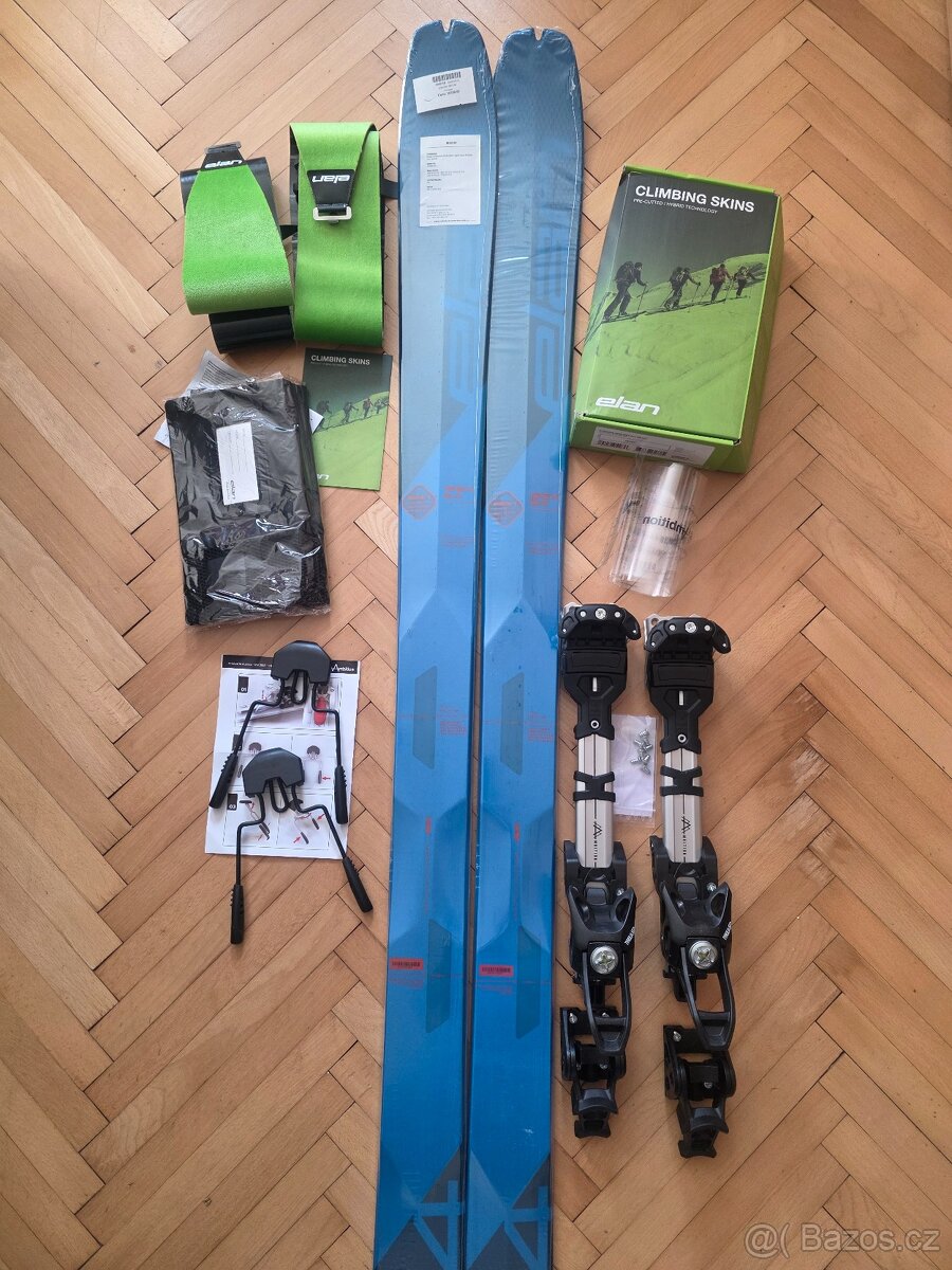 Skialpové kompletní lyže Elan IBEX 84 - 163 s pásy a vázáním - 2