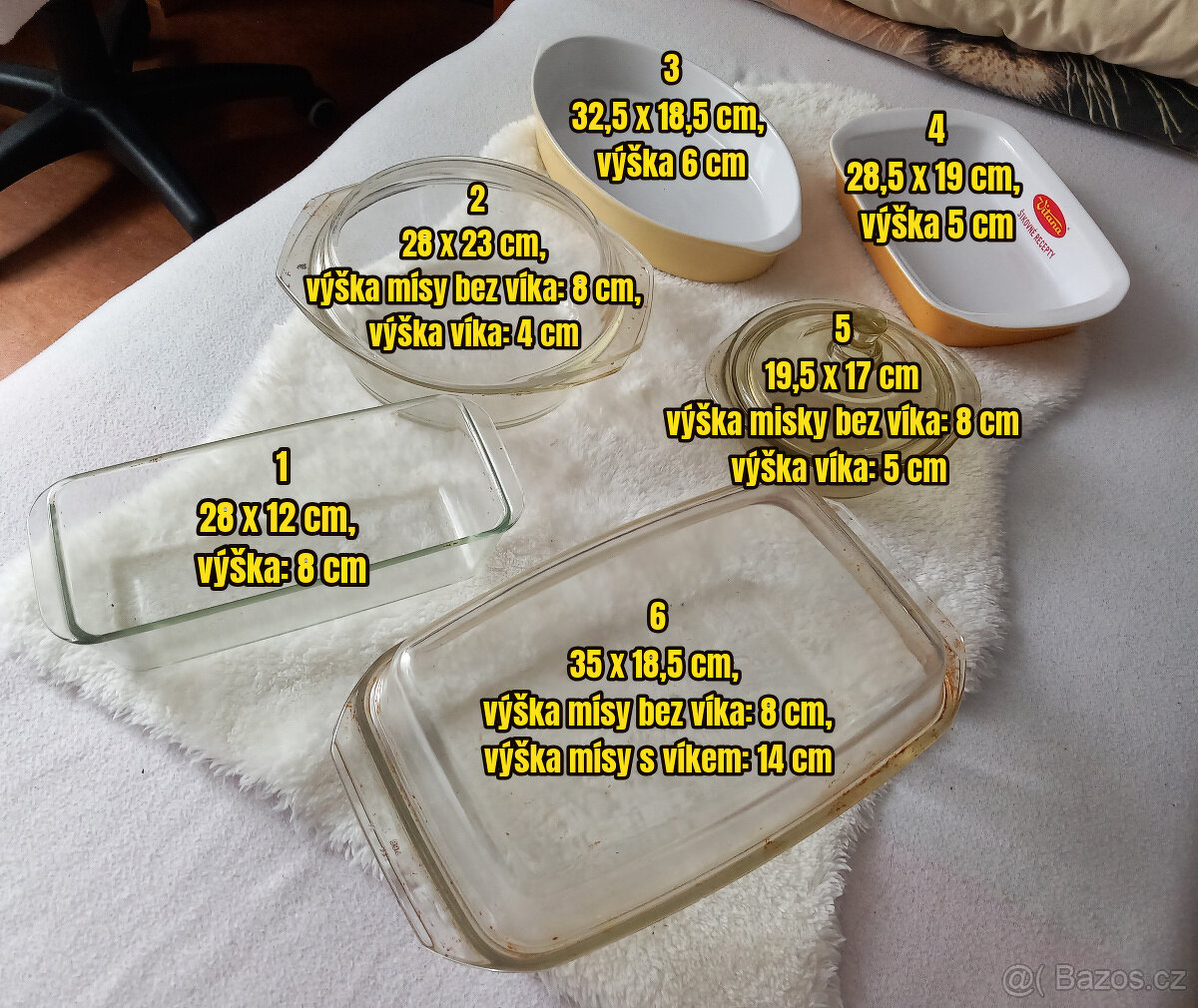 Kuchyňské zapékací mísy - různé velikosti - 2