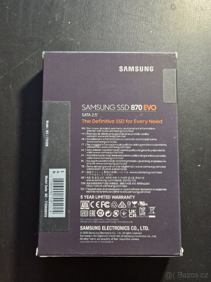 Samsung SSD 2.5 500GB - 2