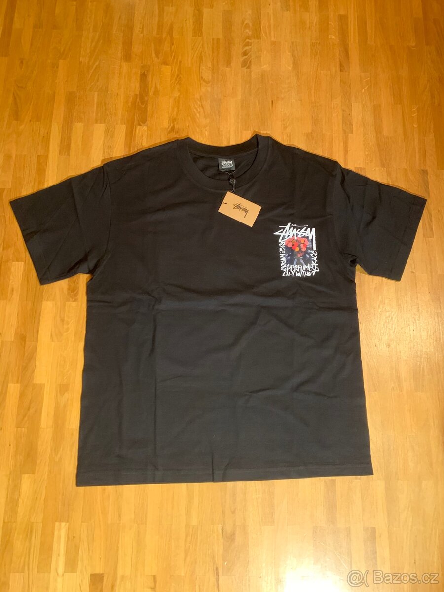 Stüssy tričko – Nature’s Flower – nové – černé – M - 2