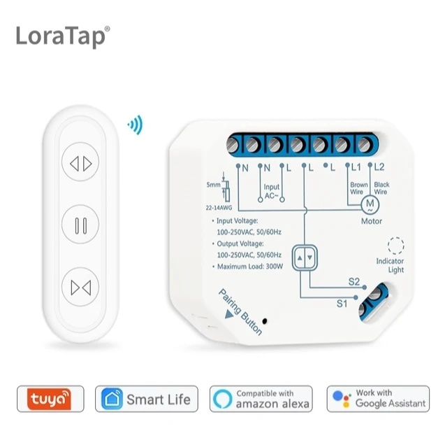 Prodám žaluziový wifi Tuya modul s RF ovladačem - 2