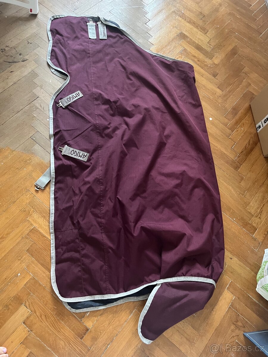 Deka výběhová Horseware Amigo Hero 50g, 140cm fig/silver - 2