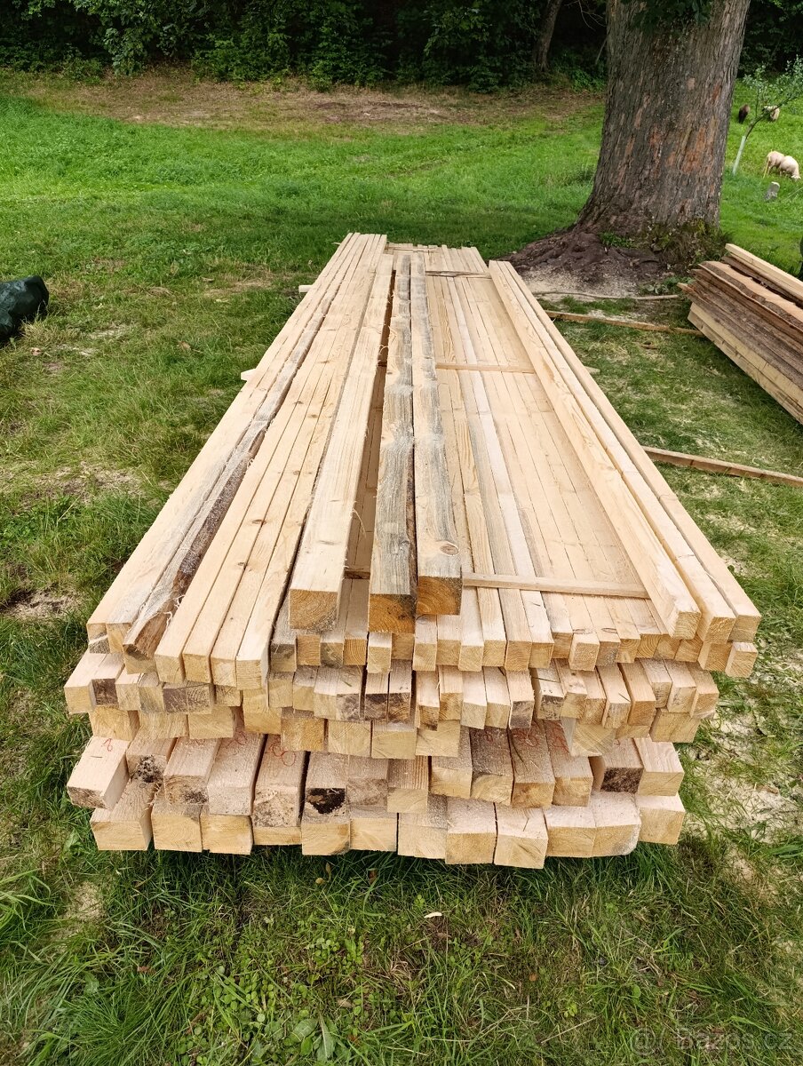 Stavebni rezivo hranoly 80x80, 120x100 a Fosny tl. 5cm - 2