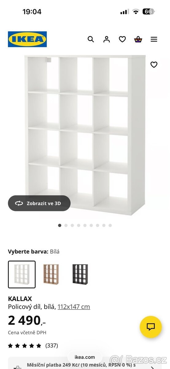 IKEA Kallax policový díl - 2