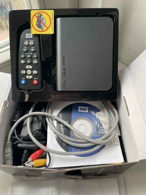 Media přehrávač.Western Digital WD TV Live.Nepoužívaný. - 2