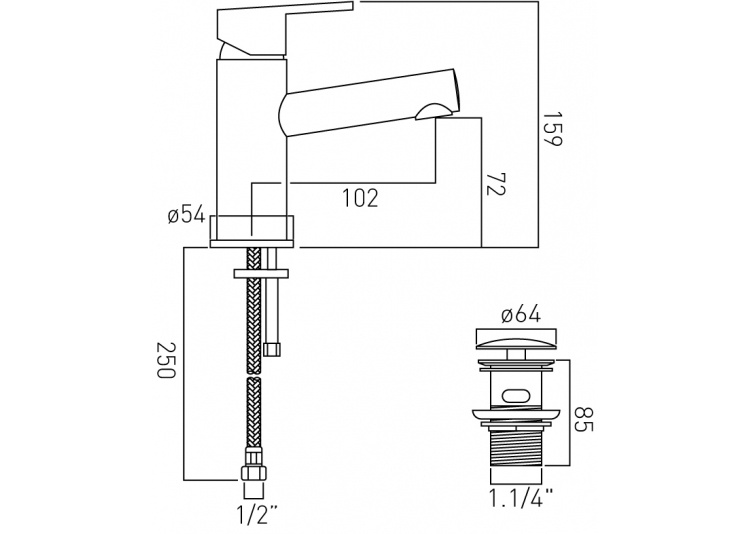 UMYVADLOVÁ BATERIE S VÝPUSTÍ - 2