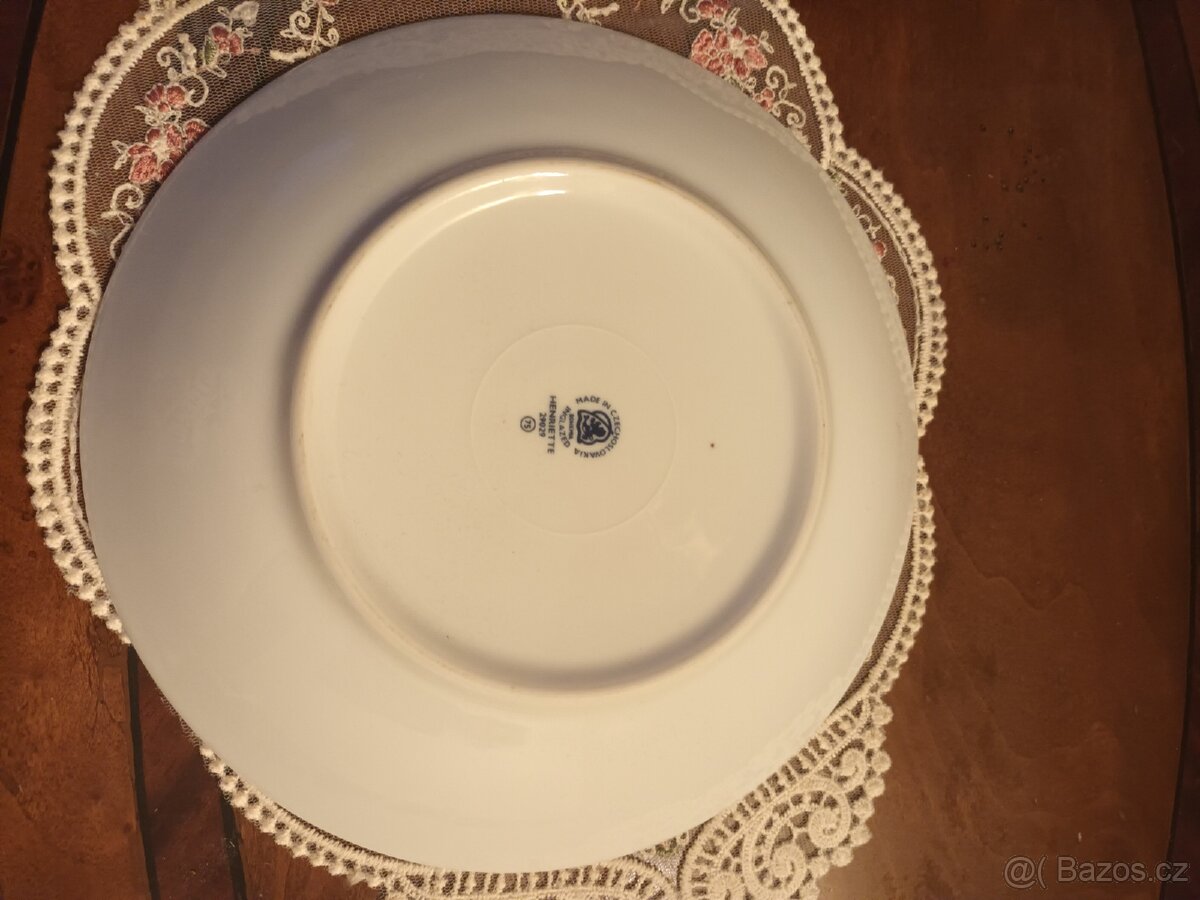 Velká mělká mísa / talíř / cibulák - 2