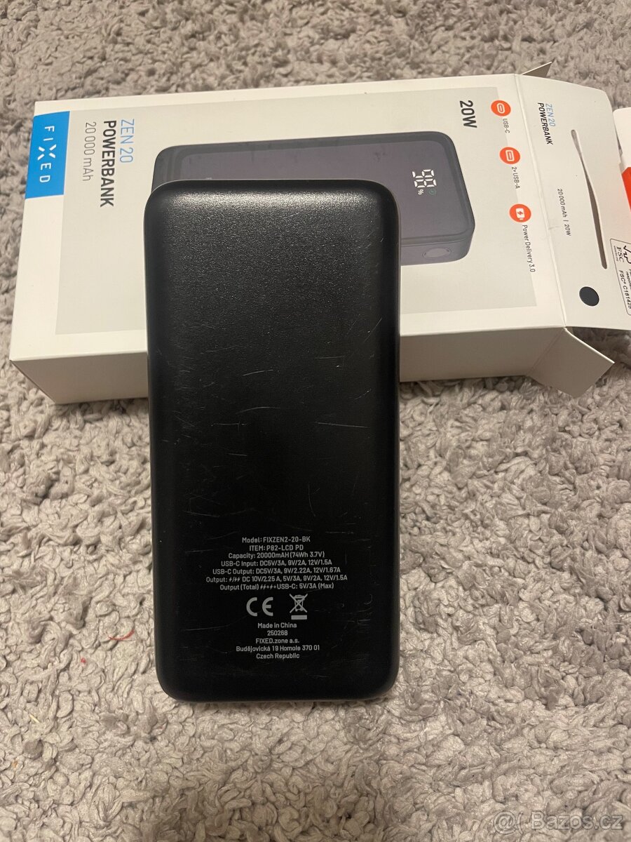 Powerbanka FIXED Zen2 20 s LCD - 2