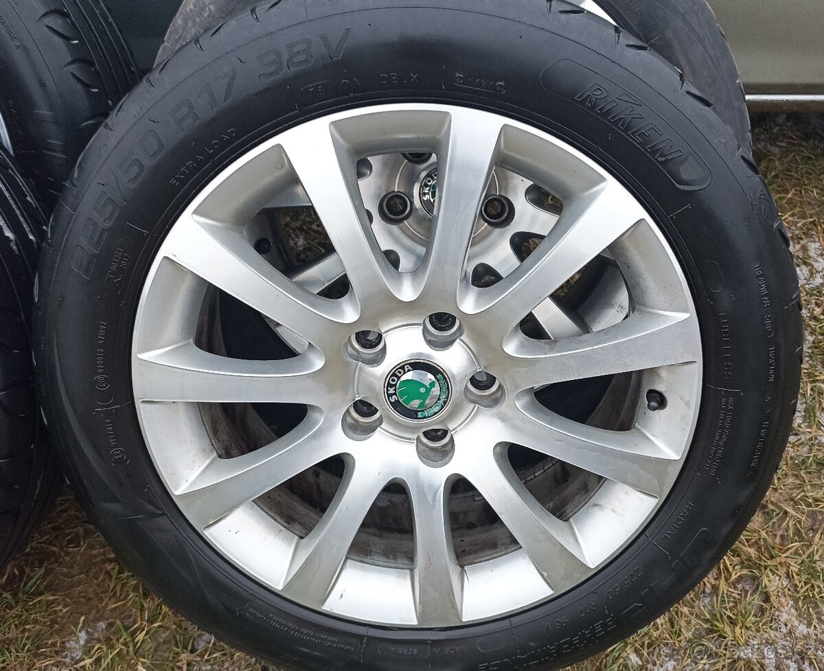 Disky s pneu škoda Yeti Octavia - 2