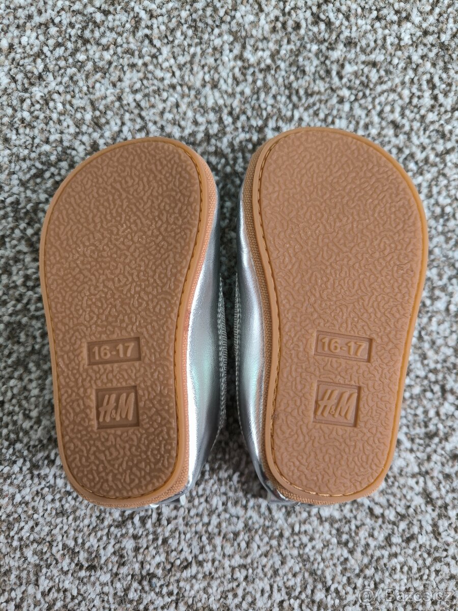 Dívčí baleríny H&M vel. 16/17 - 2