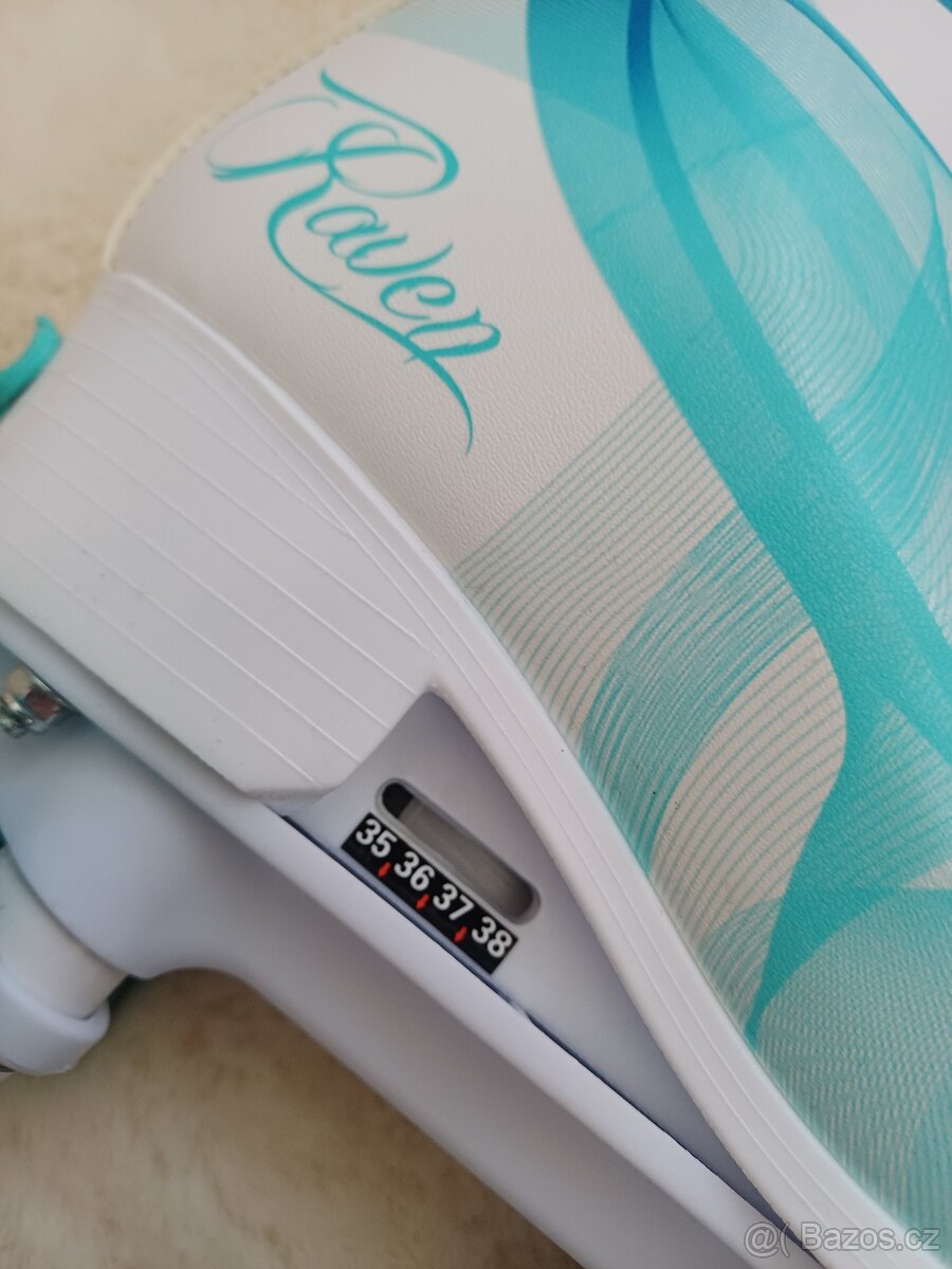 Trekové quad (roller) brusle, vel. 35-38 - 2