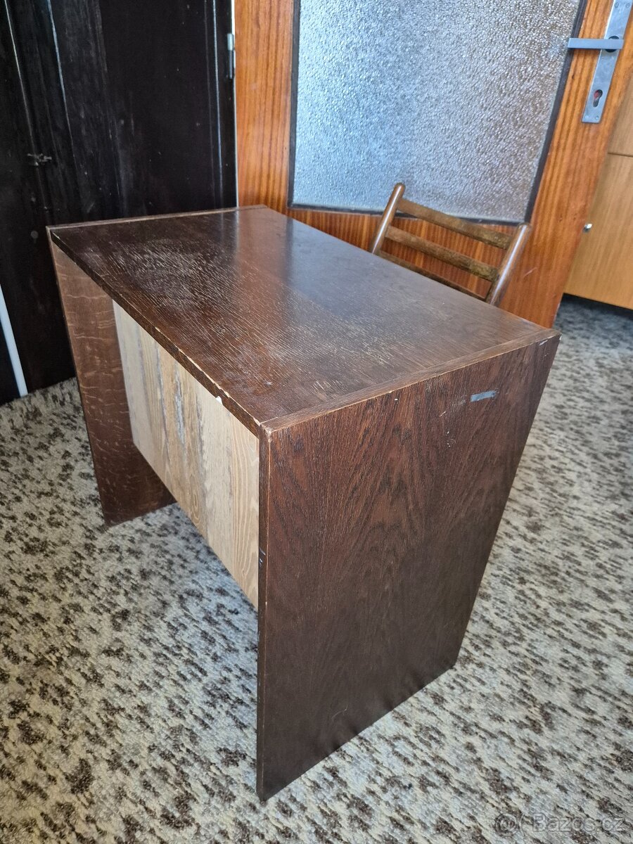 Psací stůl z masivu + židle - 2