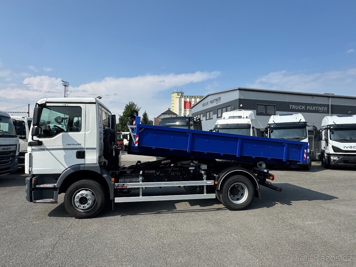 MAN TGM 15.290, 15,5 TUNY, 2016, EURO6, NOVÝ CHARVÁT CTS - 2