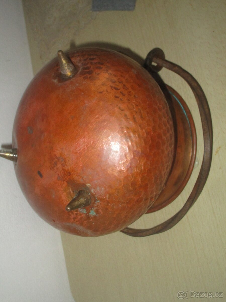 starožitný měděný kotlik - 2