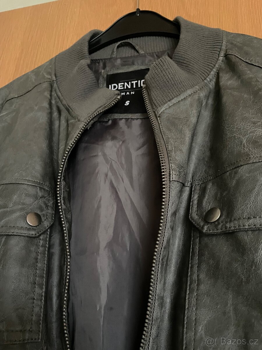 Pánská koženková bunda, nová na motorku - 2