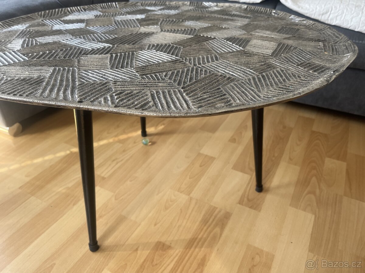 Ambia Home KONFERENČNÍ STOLEK, kov, 75/75/44 cm - 2