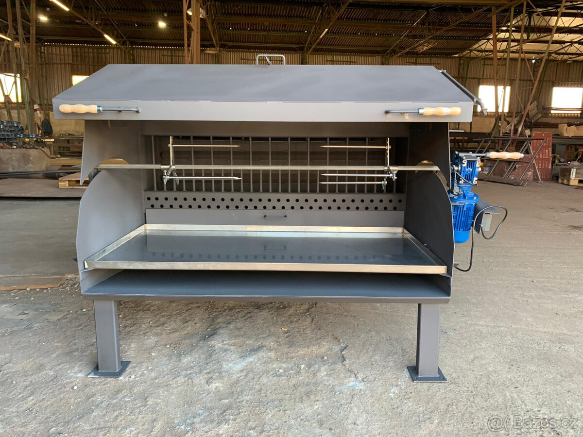 Gril z oceli, gril na kýtu, gril na sele - 2