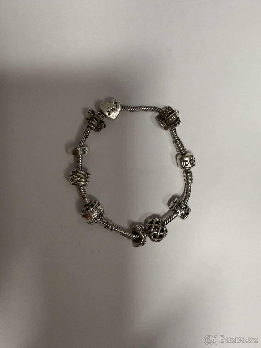 PANDORA STŘÍBRNÝ NÁRAMEK - 2