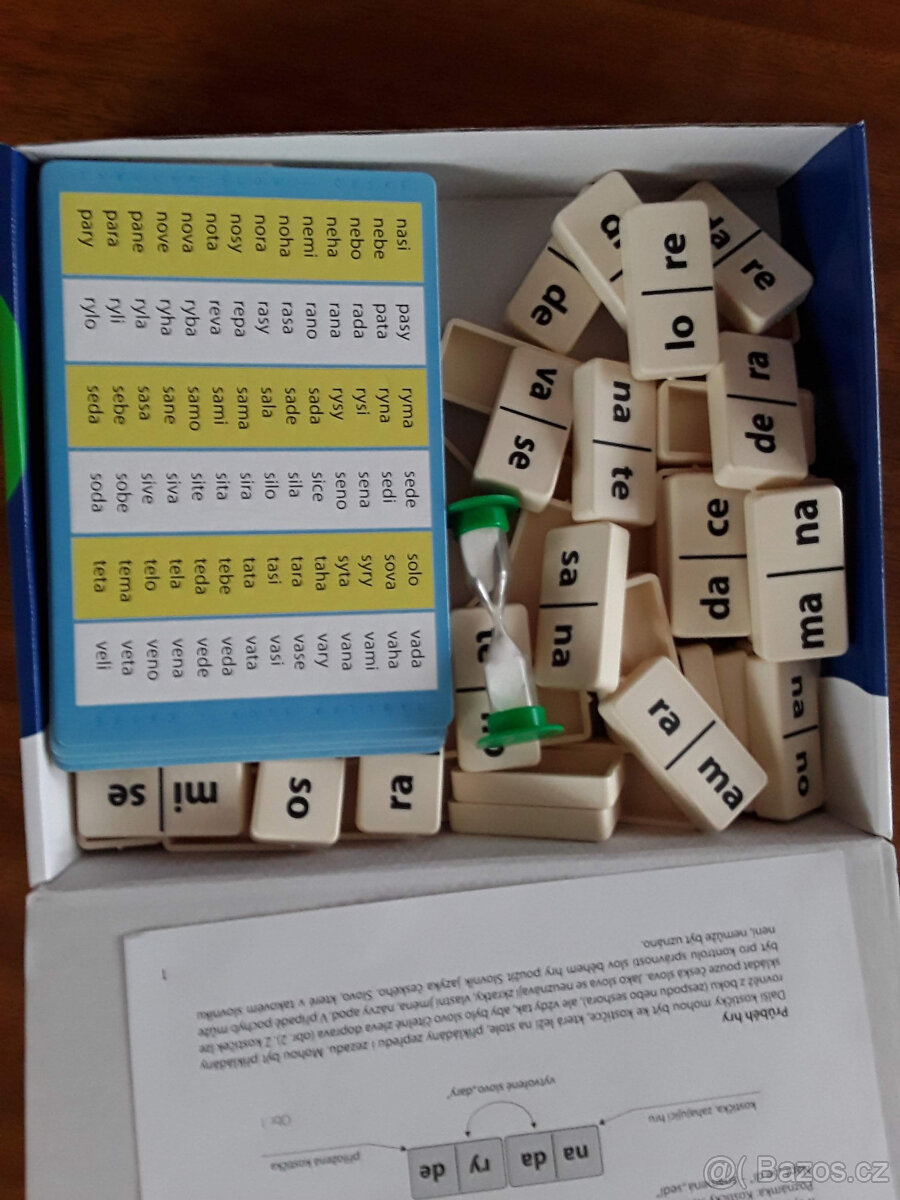 Hra- Slabiky v dominu - 2