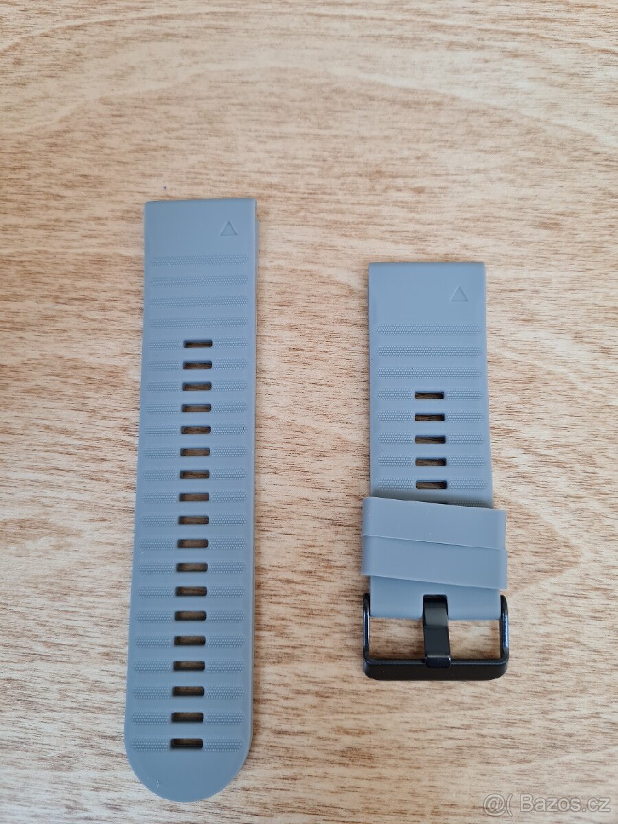 Fenix 5x, 6x, 7x, 8 tah, řemínek, pásek 26mm Šedý - 2