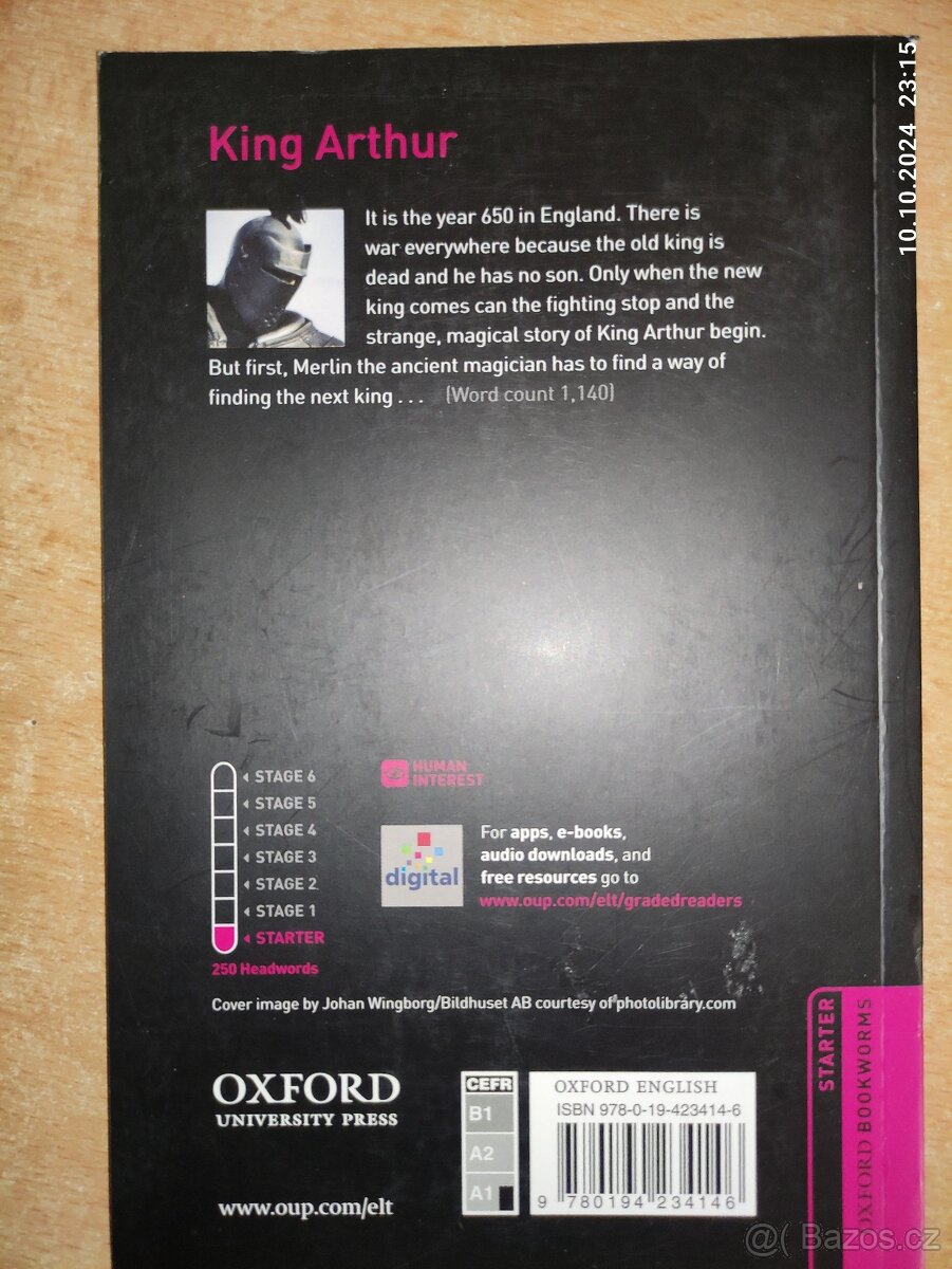 Komiks Oxford Bookworms Library Starter King Arthur - 2