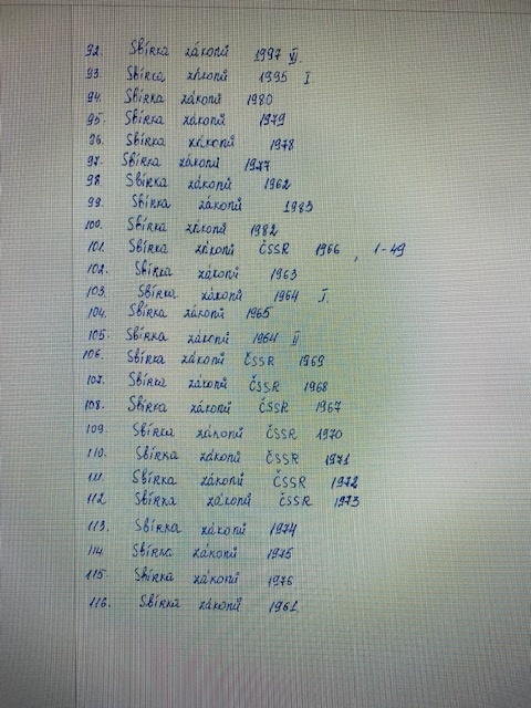 Sbírky zákonů - 2