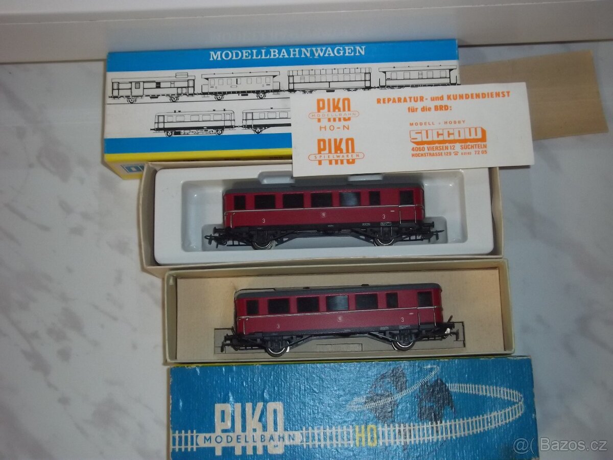motoráky ČSD a DB Piko vláčky H0 - 2