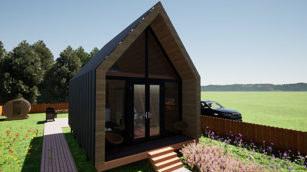 Moderná chata v škandinávskom štýle - 2