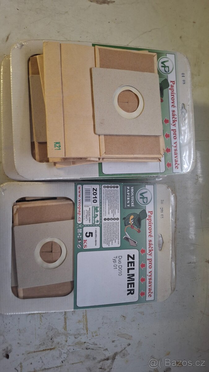 Sáčky do vysavače ZELMER a jiné - 2