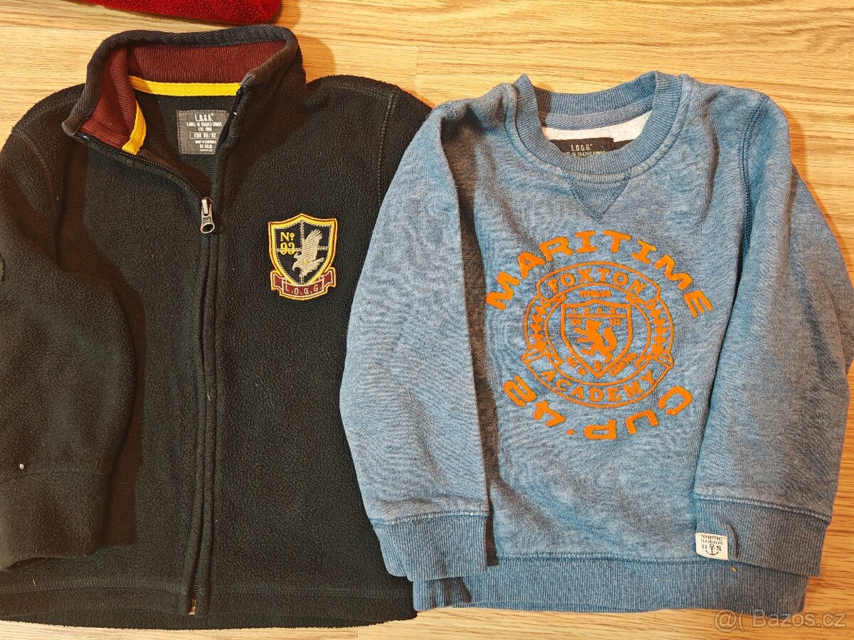 Mikina adidas, H&M, svetr next vel. 92, vel. 18 -24 měsíců - 2