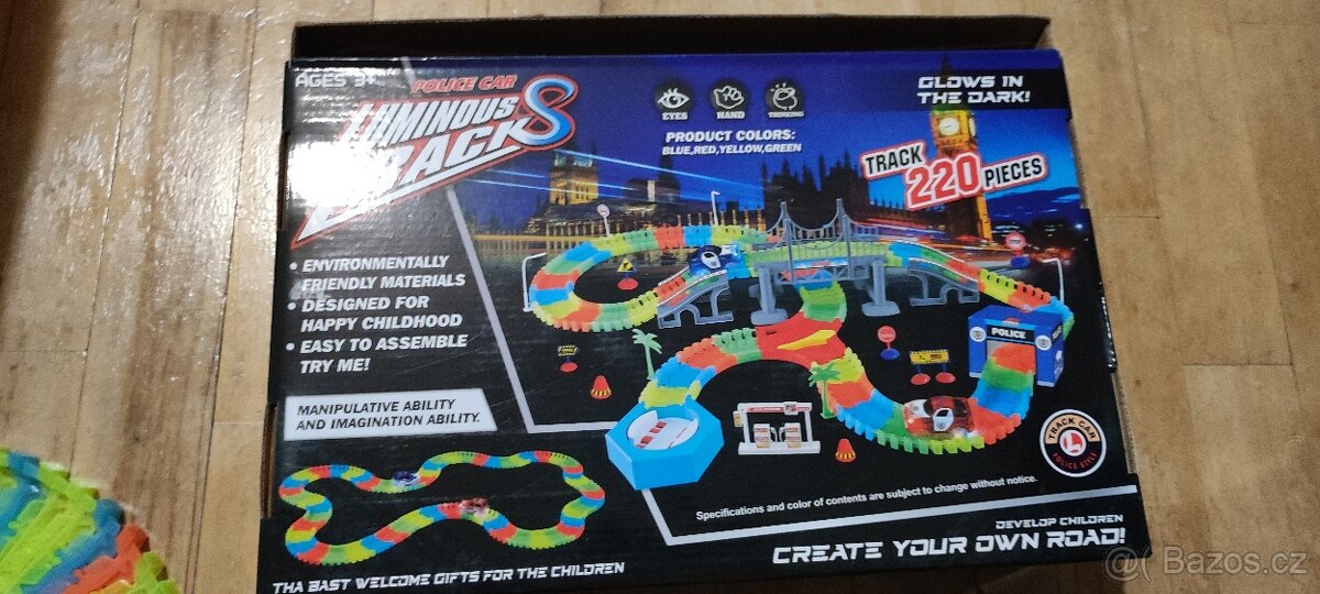 Svítící autodráha Alltoys - 2