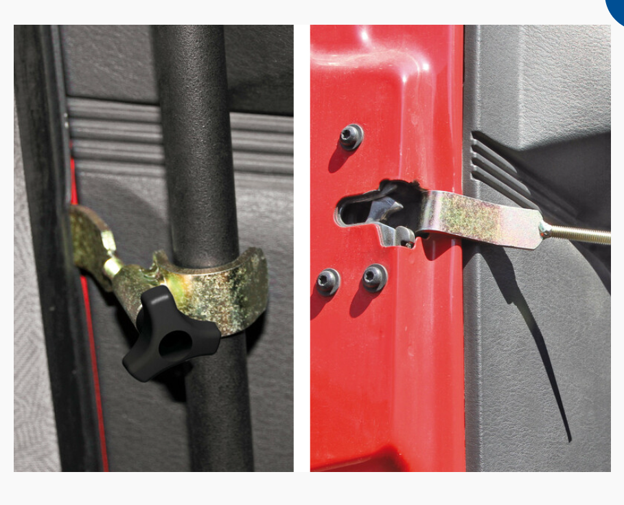 SCANIA zabezpečení dveří - 2