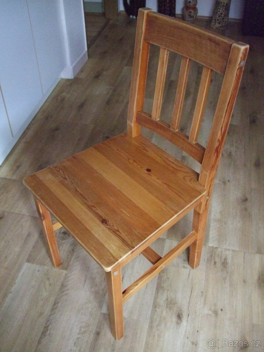 DŘEVĚNÁ ŽIDLE 1 KS - 2