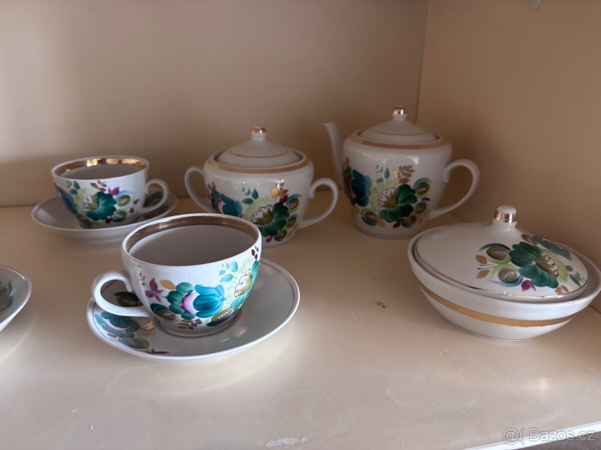 Čajový set porcelán - 2