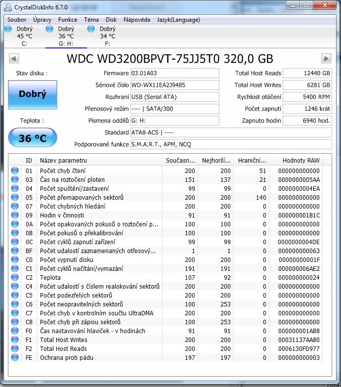 PEVNÝ DISK HDD 2,5" SE ZÁRUKOU - VÝPRODEJ - 2