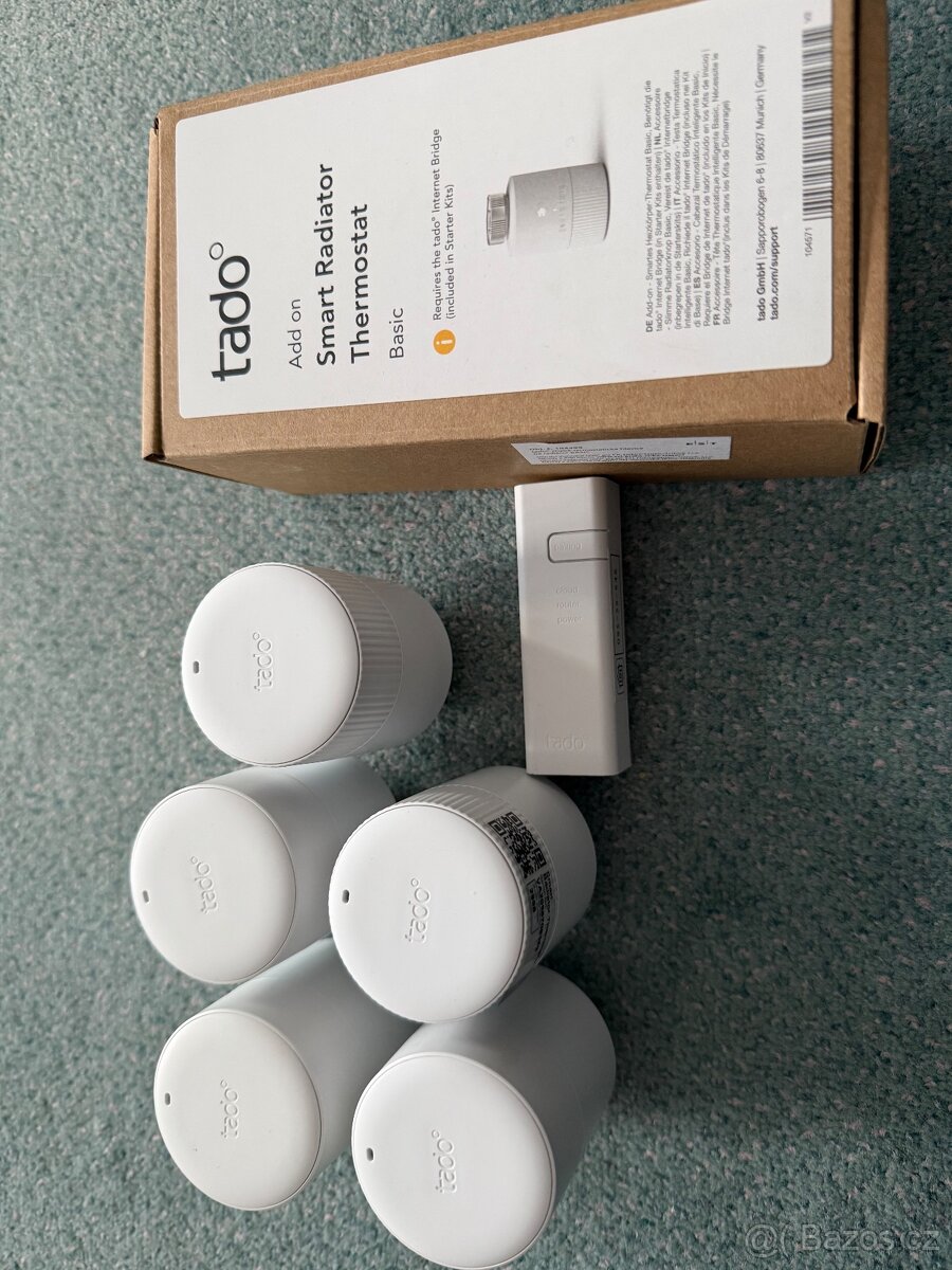 Chytrý termostat tado V2 + 5 hlavic - 2