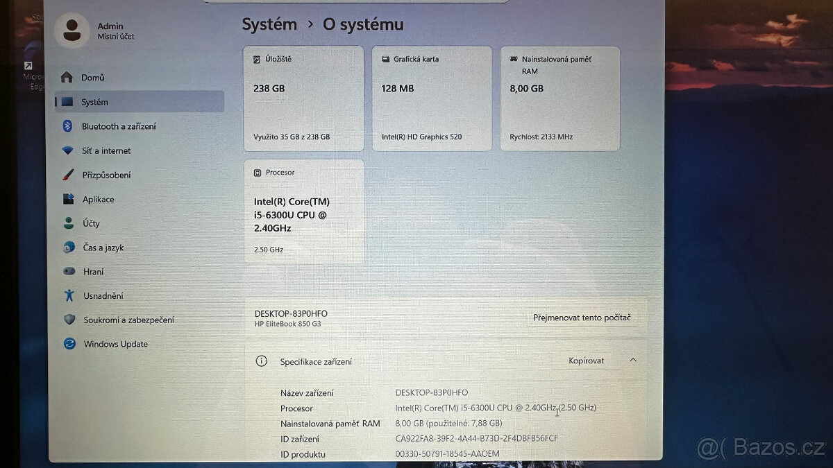 Notebook HP Elitebook 850 G3 - 2