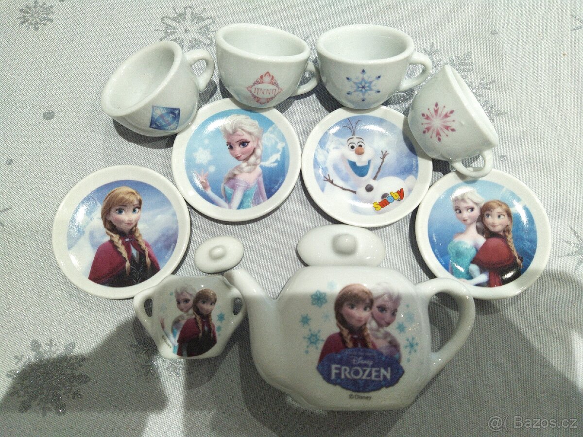 Smoby Kávový porcelánový set Ledové království. - 2