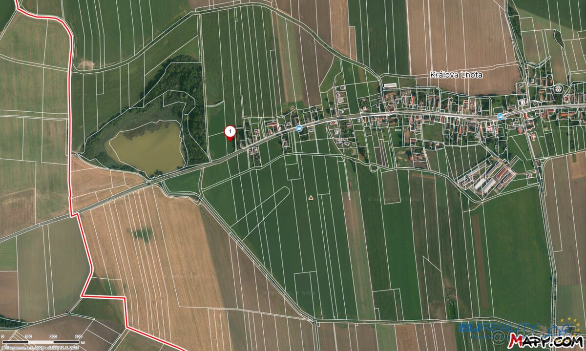 Pozemek vhodný pro komerční využití o výměře 3.444 m2, Králo - 2