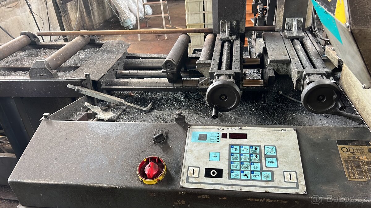 Pásová pila PEGAS 350x400 A-CNC- +draha 6 m- automatická - 2