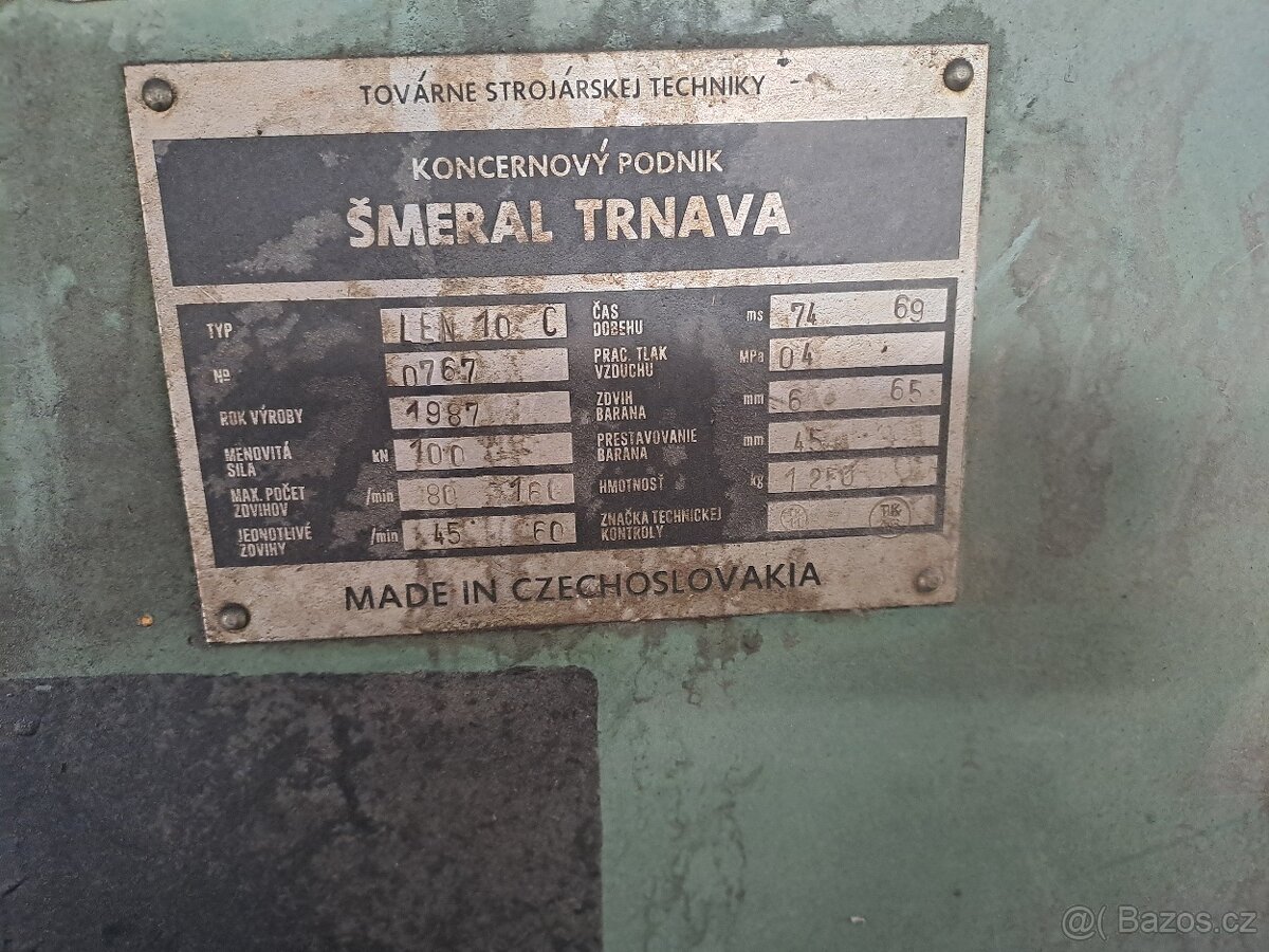 Excentricky lis Šmeral Len 10C - 2