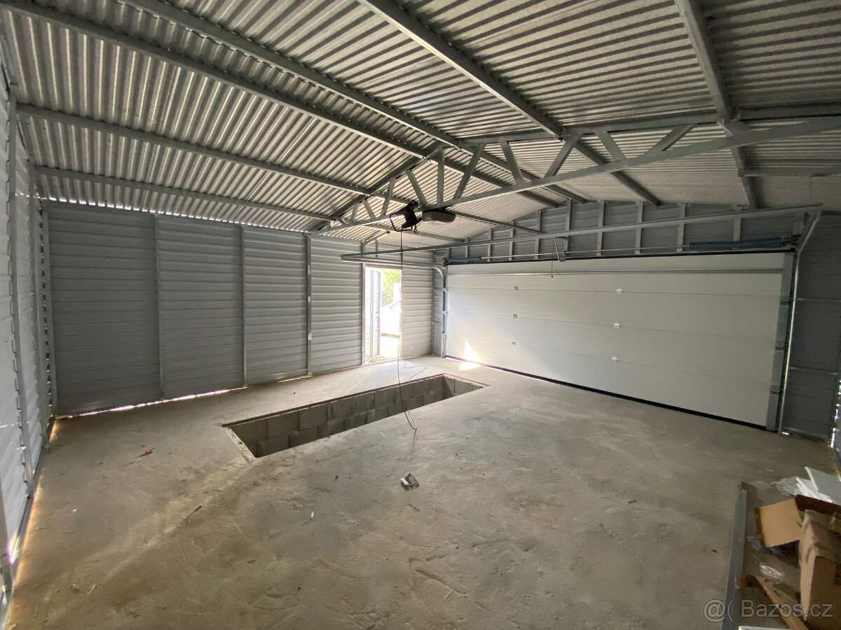 Plechová garáž 6x5 - 2