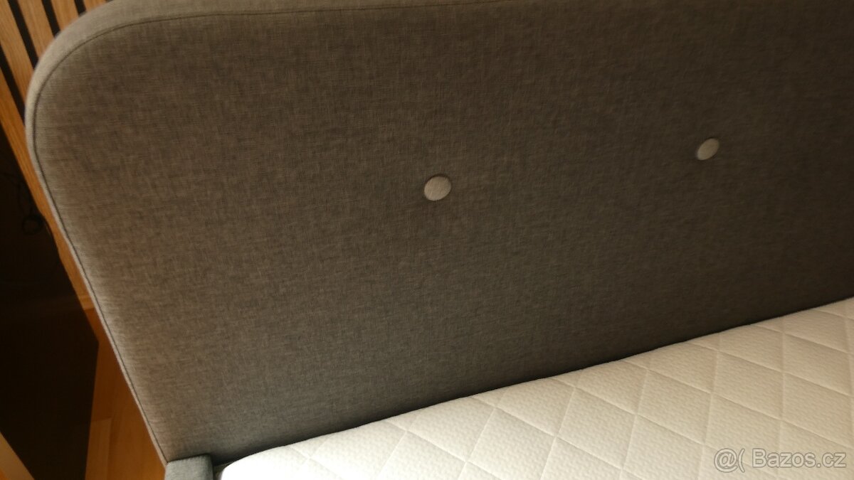 Postel JYSK KONGSBERK 140x200 šedá - 2