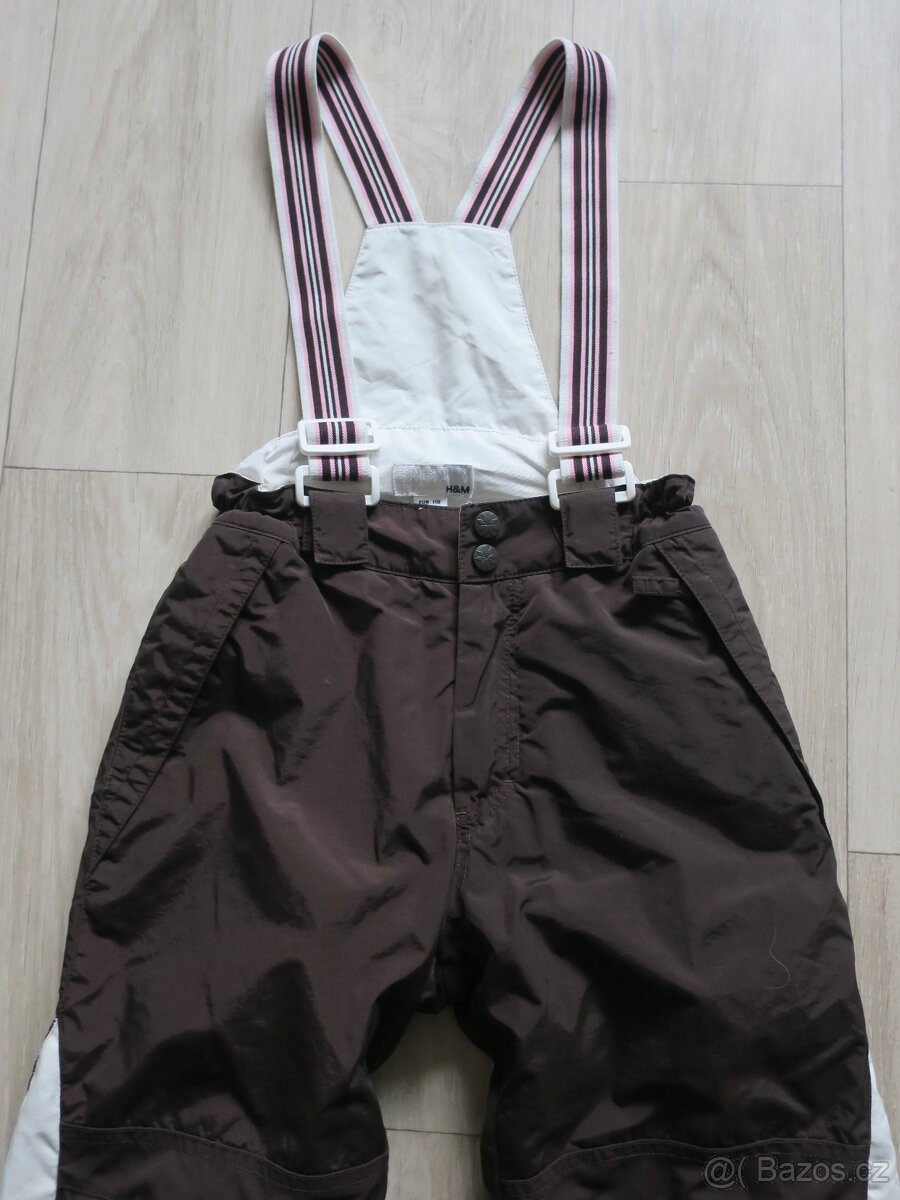 Zimní lyžařské kalhoty vel. 110 (4-5 let) - 2